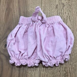 Little English Pink Diaper Covers with Ruffled Design